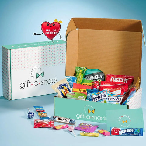 Healthy Snack Box Care Package + Greeting Card (60 Count)