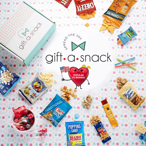 Snack Box Care Package Variety Pack + Greeting Card (200 Count)