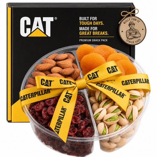 4 Sectional Tray Containing Assortments of Dried Fruit & Mixed Nuts